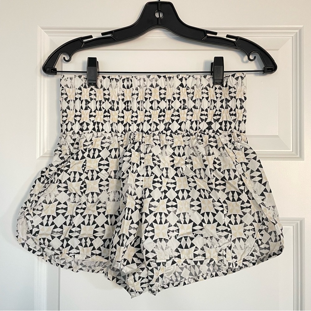 Free People The Way Home Printed Shorts Size Medium